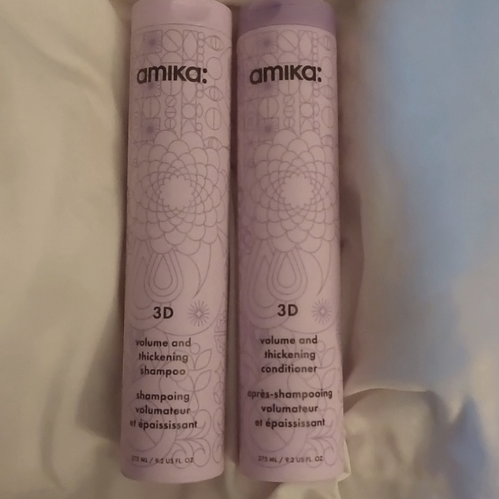 Amika 3D shampoo & conditioner